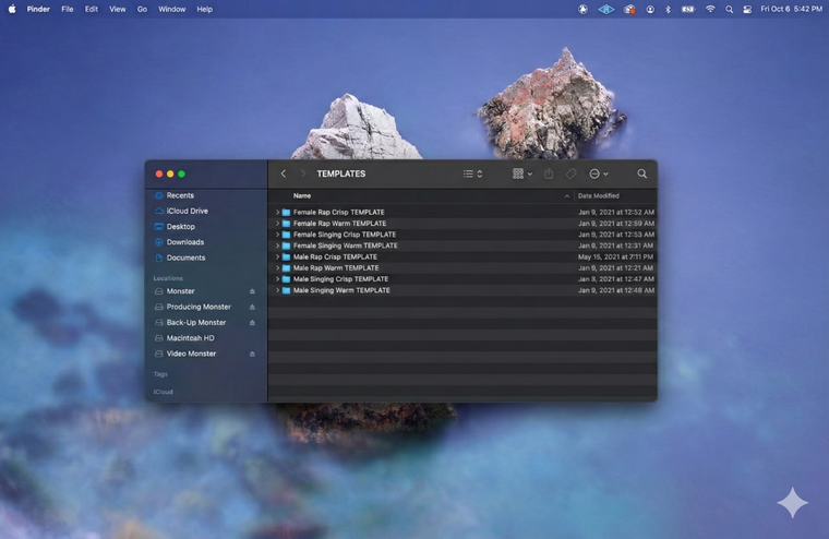 Clear Vocals: Stock Edition (Logic Pro X) — session screenshot