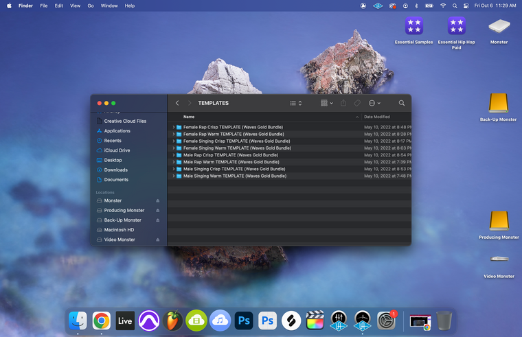 Telephone FX: Stock Edition (Logic Pro X) — session screenshot